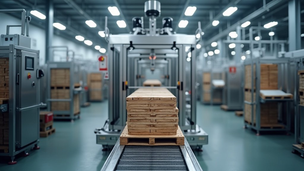 Palettiermaschinen für die Lebensmittelindustrie